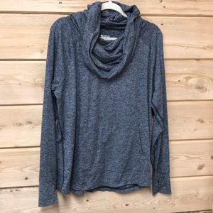 Lands’ End Cowl Neck Pullover Top Sz XL
